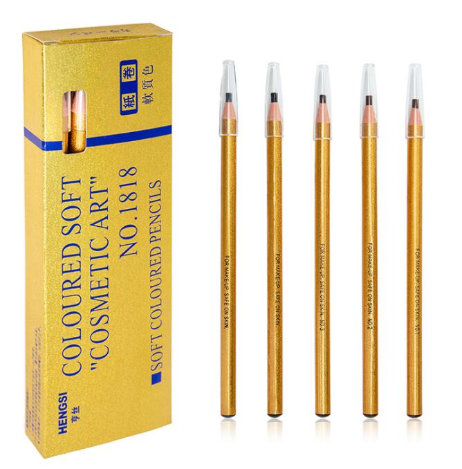 

24pcs/lot Waterproof Eyebrow Pencil Natural Eye brow Pen Long Lasting Sweat Cosmetics tool Beauty Makeup