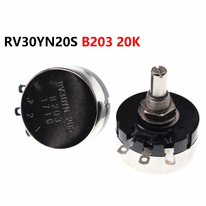 RV30YN20S B203 20K 3W single turn carbon film potentiometer adjustable resistor-image-532024466
