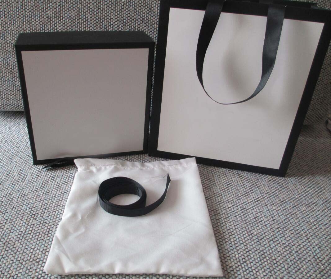 

Wholesale best price fashion luxury men and women leather designer belt special paper bag dust bags, with box invoice