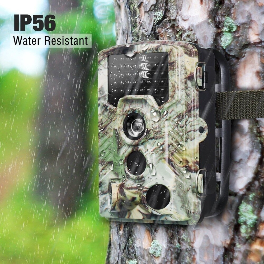 

BekinTek IP56 Waterproof Night Vision Hunting Camera Scouting Trail Surveillance Camera Wide Angle 16MP 1080P HD Resolution for Wildlife