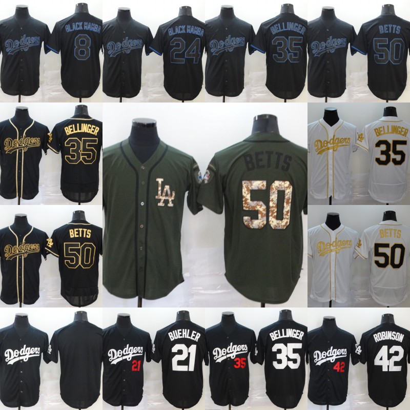 

Mens Los Angeles 8 24 Black Mamba Jersey 35 Cody Bellinger 50 Mookie Betts 21 Walker Buehler 42 Jackie Robinson Stitched Baseball Jerseys, 50 army green