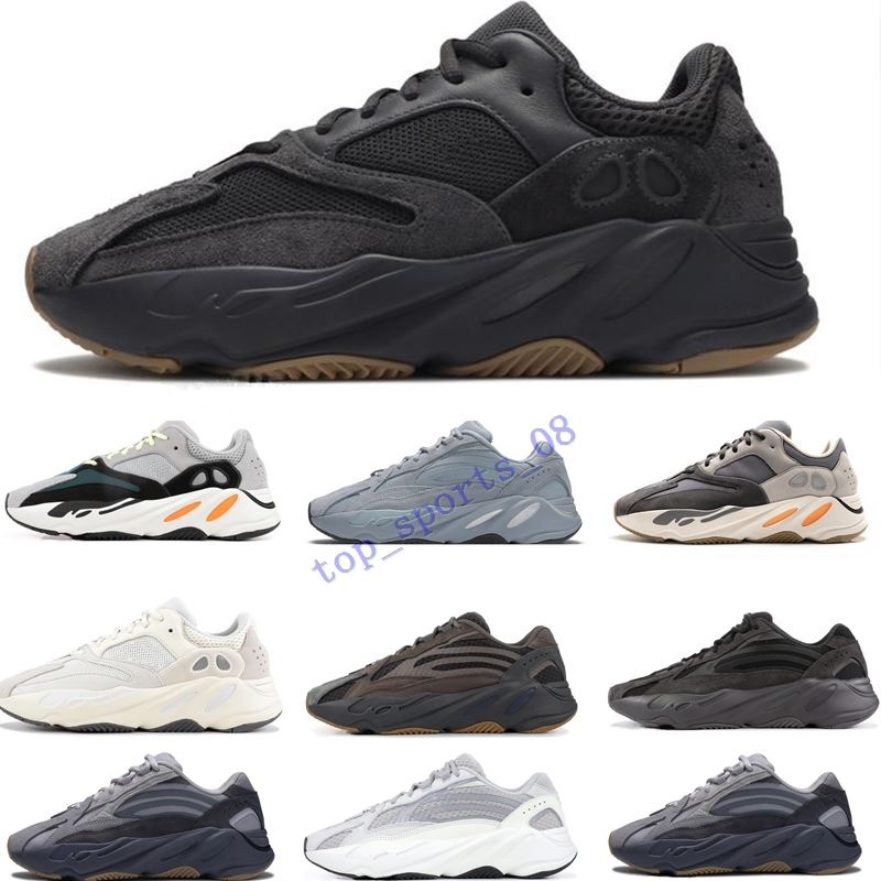 

hot Inertia 700 Wave Runner Mens Women Designer Sneakers New hospital blue 700 V2 Magnet Tephra Best Quality Kanye West Sport Shoes With Box