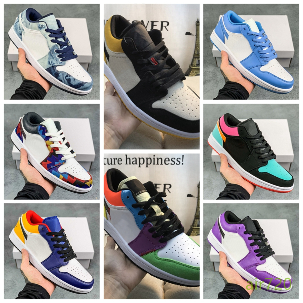 

NJ01LB 2020 1s High Light Smoke Mens basketball shoes Shattered Backboard jumpman 1 Obsidian UNC Chicago Women Travis Scotts Sneakers 36-45
