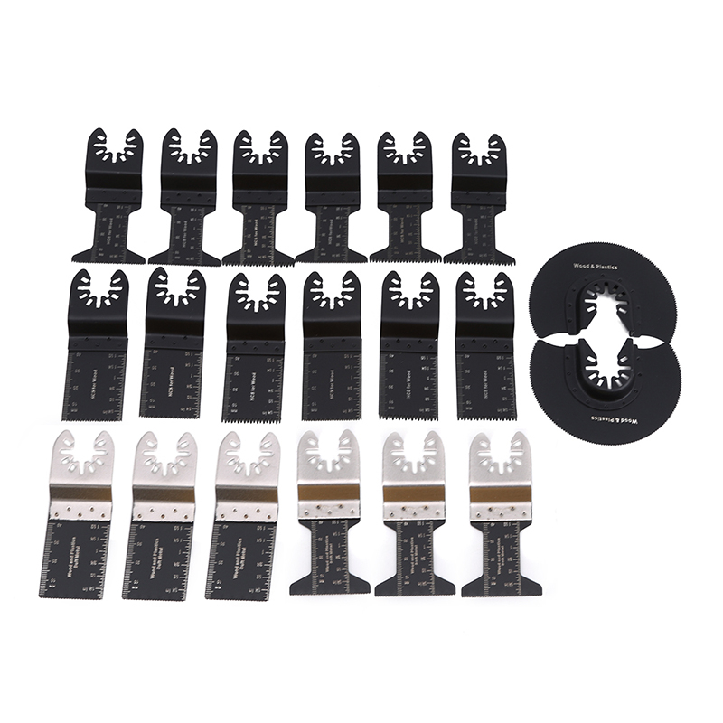 

20pcs Oscillating Multitool Bi-metal Precision Saw Blades For Metal Wood Cutting Woodworking Cutter Multi-Function Power Tools
