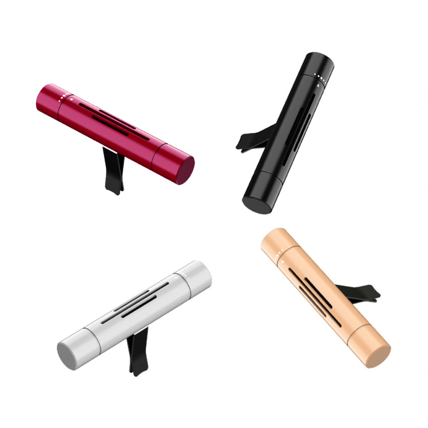 

Car Air Freshener Auto Outlet Perfume Vent Clip Car Air Conditioning Fragrances Diffuser Aroma Solid Perfume Gift, Silver