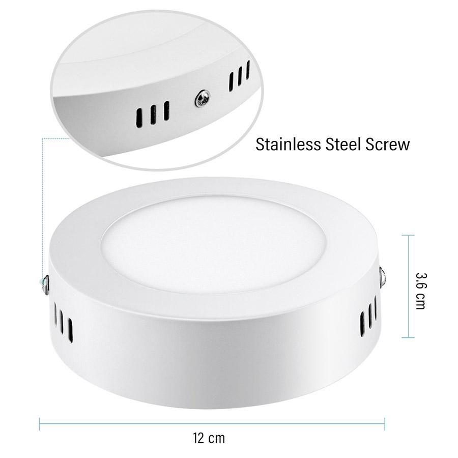 

modern led ceiling lights US stock warm white panel light 18W round lumiÃ¨res LED surface mounted panel lights led downlight lighting le