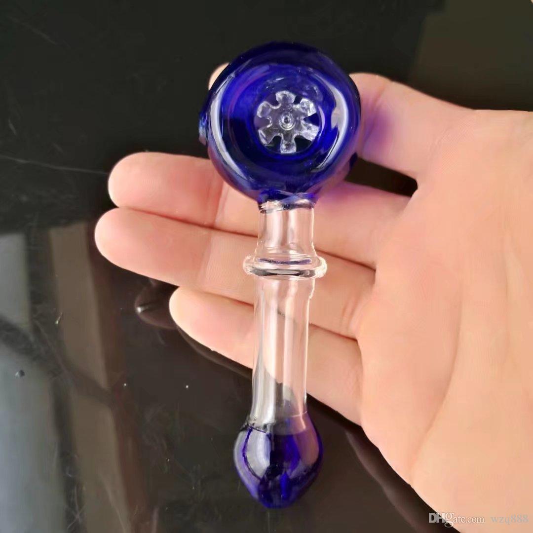 

New color snowflake pipe Wholesale Glass Hookah, Glass Water Pipe Fittings, Free Shipping
