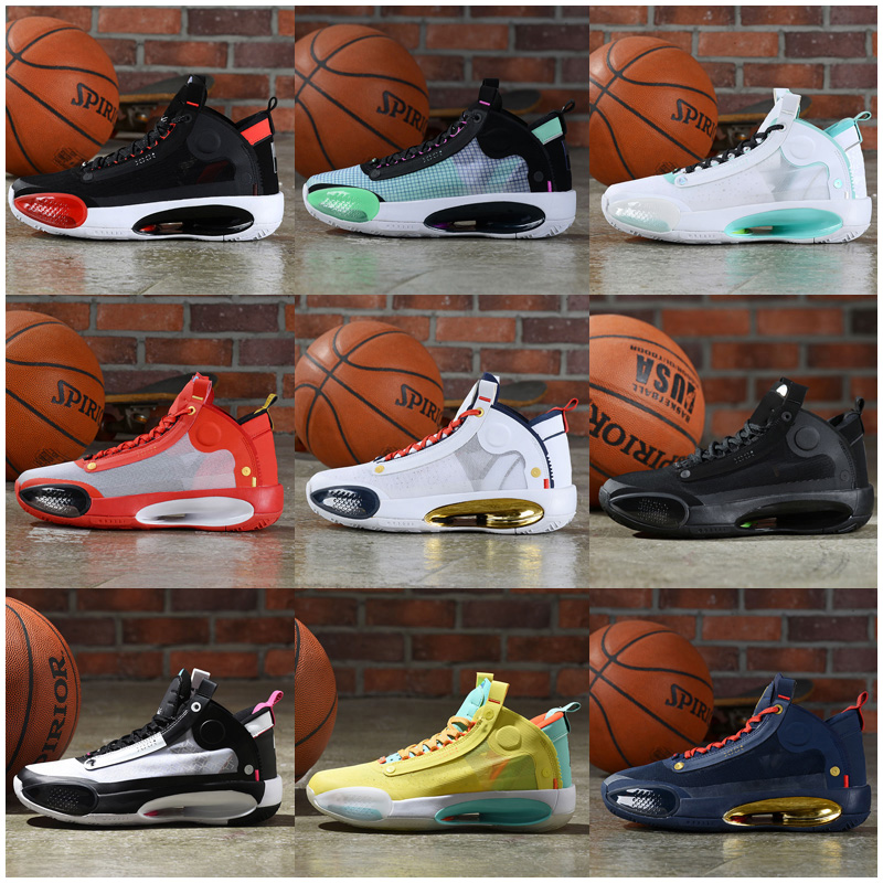 

2020 New Jumpman XXXIV 34 Eclipse Blue Void Green White Black Red Mens Basketball Shoes For High quality 34s Men's Sports Sneakers