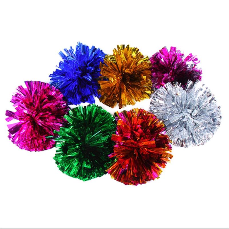 

1pc Cheer Dance Sport Supplies Competition Cheerleading Pom PomsCheap practical Apply to sports match and vocal concert 3 colors