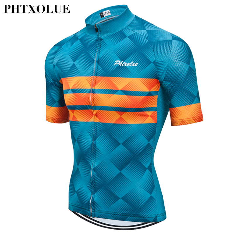 

Phtxolue Men Cycling Jersey Short Sleeve Mountain Bike Jersey Mtb Shirt Bicycle Cycling Clothing