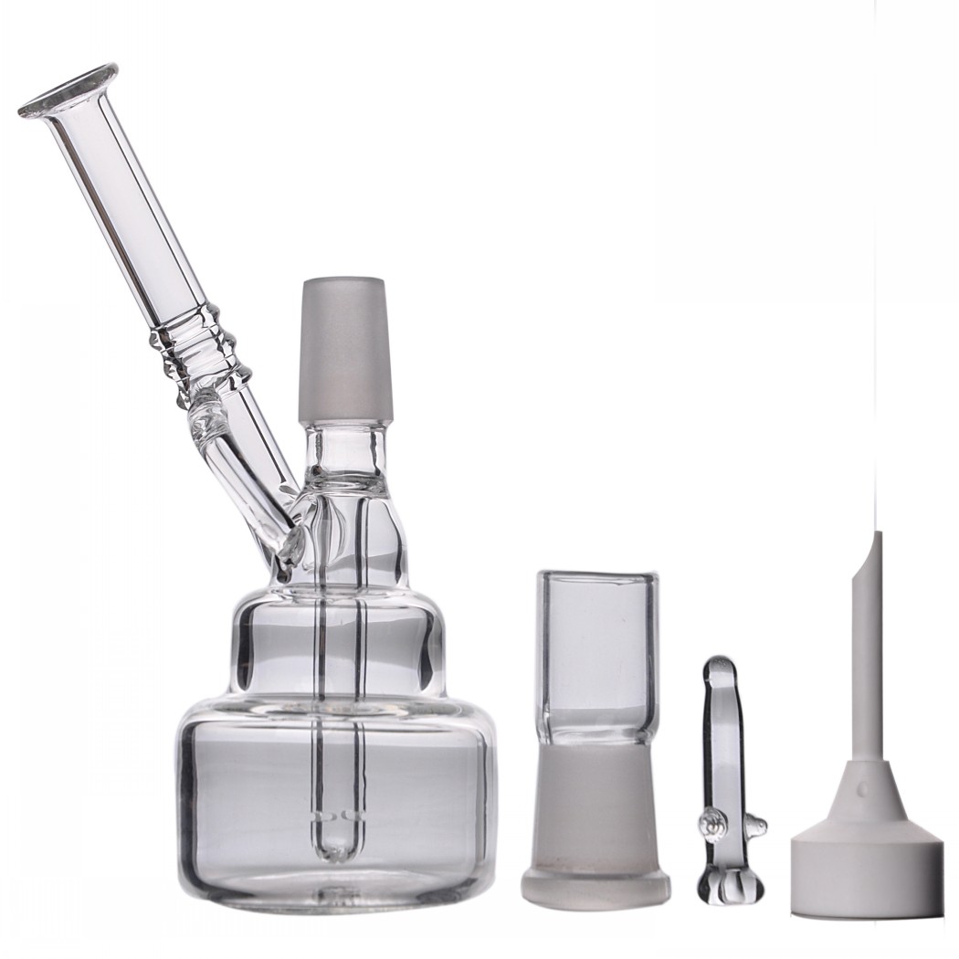 

4.9 Inchs Small Mini Dab Rigs Glass Bong Water Pipes Heady Oil Rigs Unique Bong WIth 14mm Joint Shisha Hookahs