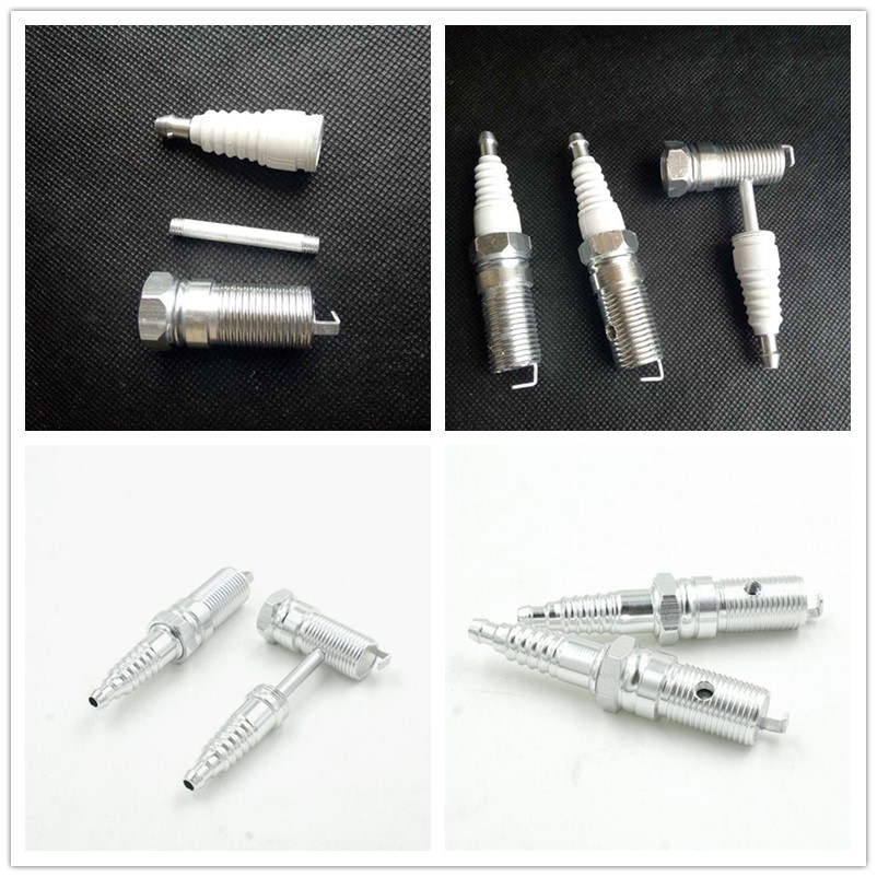 

spark plug smoking tobacco Hand Herbal pipes metal rasta reggae cigarette Hand Filter pipe 2 Styles Metal Mesh Man Gift