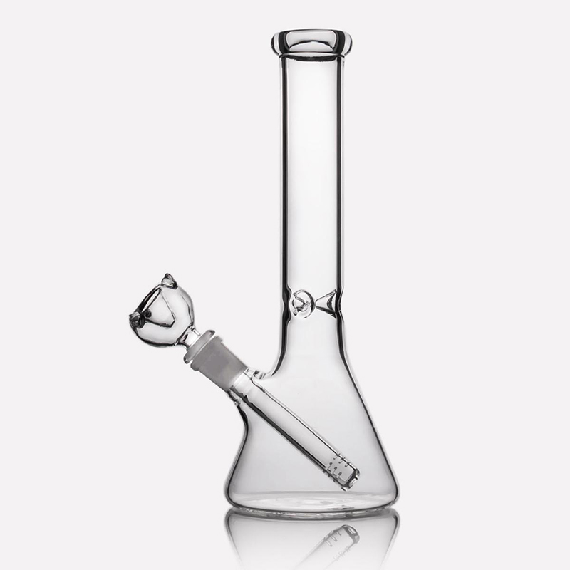 

beaker base water pipes hot selling glass bongs ice catcher thickness glass for smoking 10.5" bongs waterpipe with 14/19 14mm bowl classical