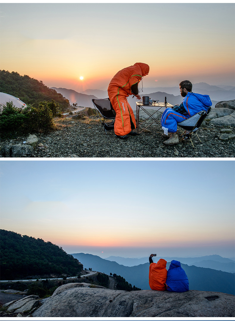 NatureHike Wearable Camping Sleeping Bag Body Shape Adult