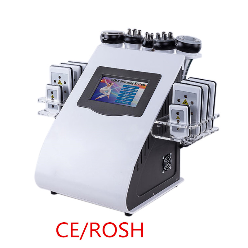 CE ROSH Newest High Quality Vacuum Cavitation 40k Ultrasound RF Lipo Laser Slimming Machine Ultrasonic Beauty Instrument With