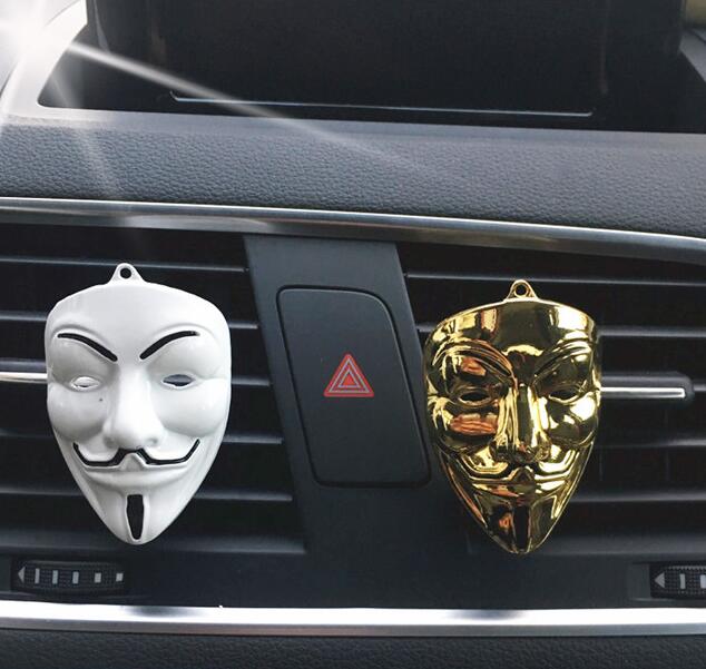 

Vendetta Perfume Clip Home Essential Oil Diffuser For Car Outlet Locket Clips Auto Air Freshener Metal V Vent Clip GGA2651