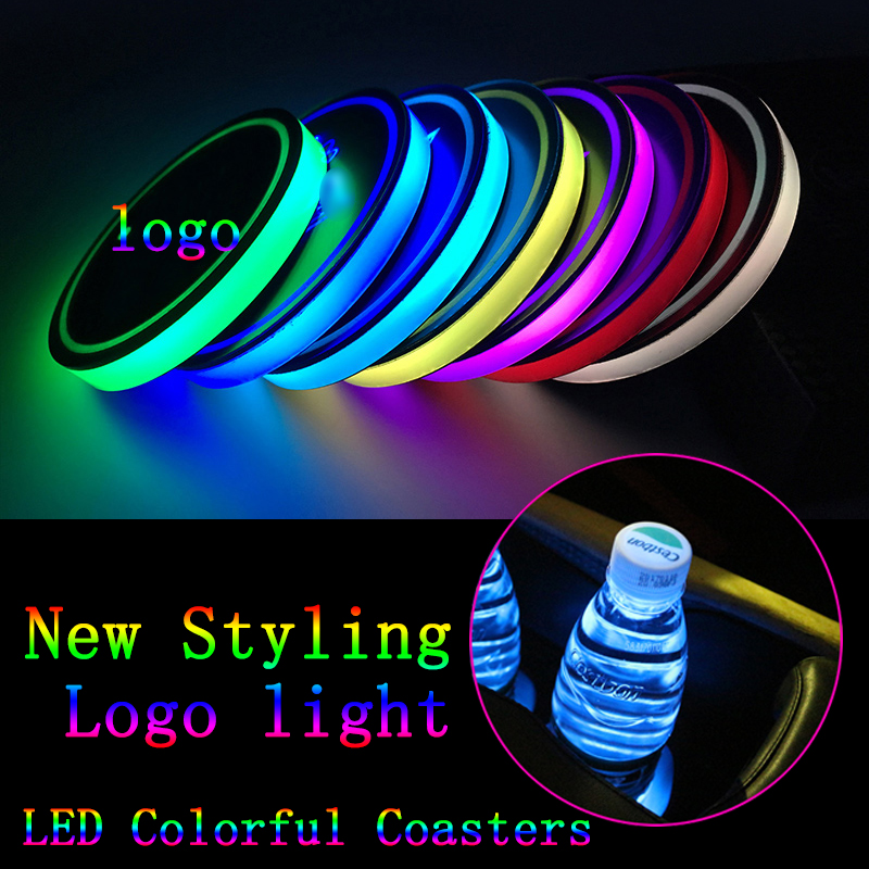

2PCS Led Light For 307 206 308 407 508 406 3008 208 207 Water Atmosphere Lamp USB 7 Colors Accessories