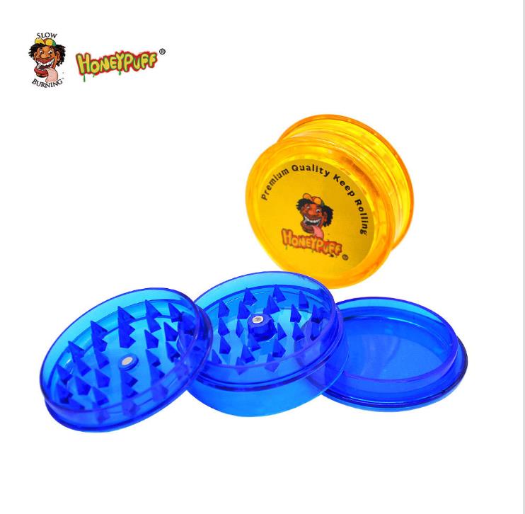 

Three-layer Smoke Grinder 60 mm in Diameter Plastic Manual Smoke Grinder