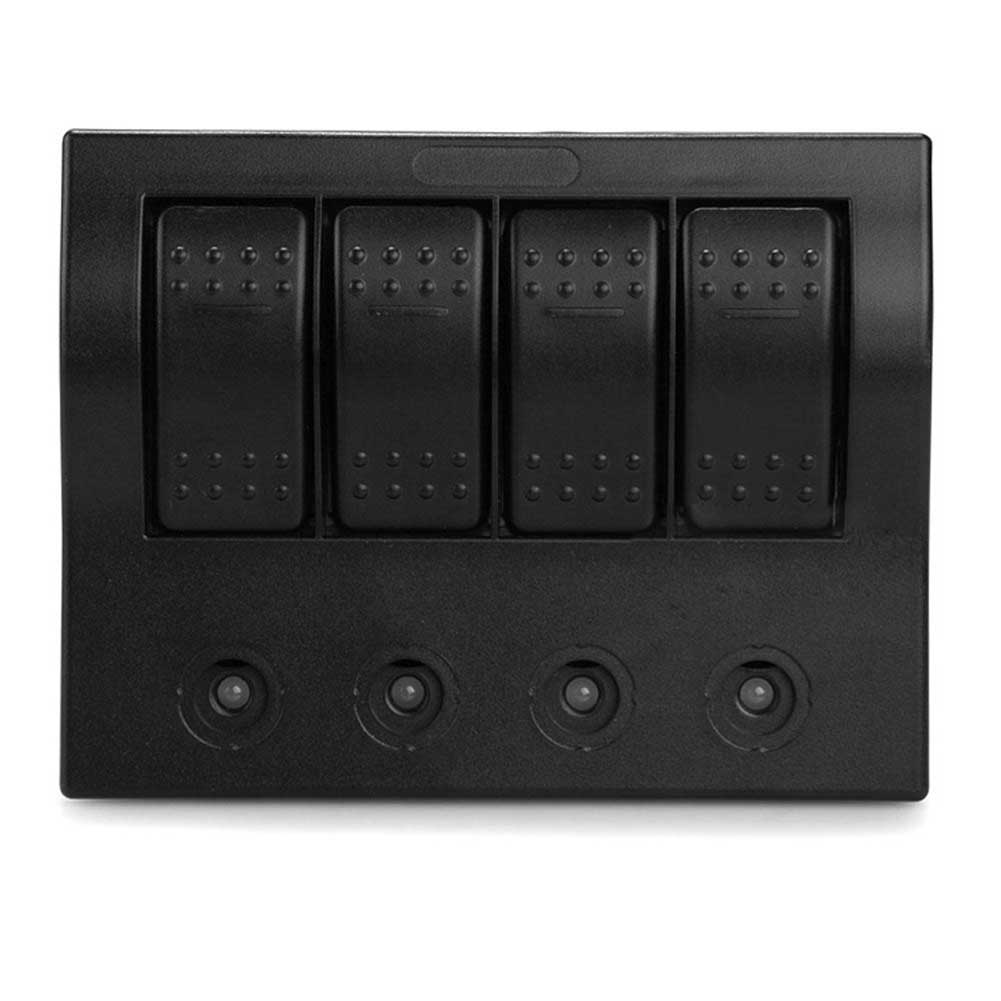 CAR 4 Way LED Rocker Switch PanelBoat Yacht Caravan with Circuit BreakerWaterproof-image-467283966