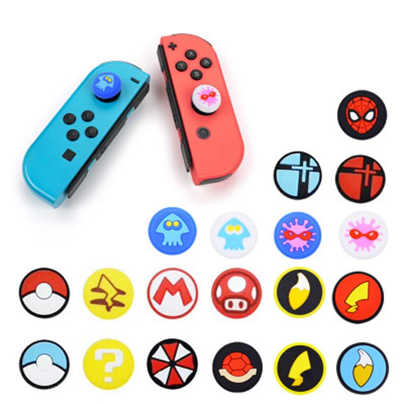 

Rubber Silicone Grip Caps Accessories for Nintend Switch Joycon Cap Protective Case for NS Gamepad Joystick Controller