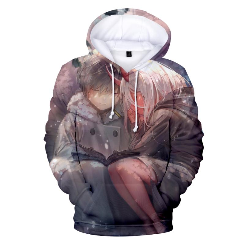 

3D Hoodie Men Women Casual Sweatshirt Darling in the franxx Hoodies Print Anime Dear 3D Hoodies Pullover Sweatshirts Men's