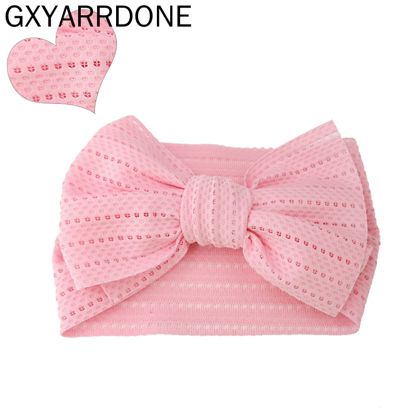 

2020 Lace Bowknot Baby Girl Headband Hollow Turban Headwraps,Newborns Hair Bands Diademas Headband Baby Hair Accessories, White