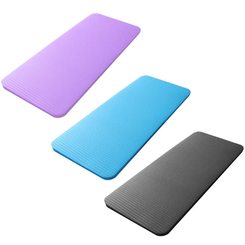 

Outdoor Fitness Exercise Training Pilates Yoga Mat NBR Sports Knee Elbow Pad Exerciser Equipments Gym Training, Black