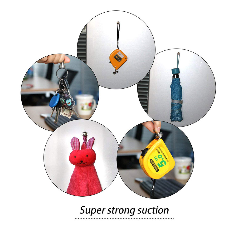 

New Neodymium Magnetic Coat Hooks Knobs Neodymium Storage Holder Hook Hanger SF66