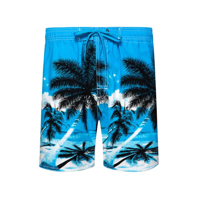 

Men Fashion Casual Printing Waterproof Beach Surfing Swimming Loose Short Pants Quick Dry Sportswear Jogger Beach Short Pants3.9, Sb