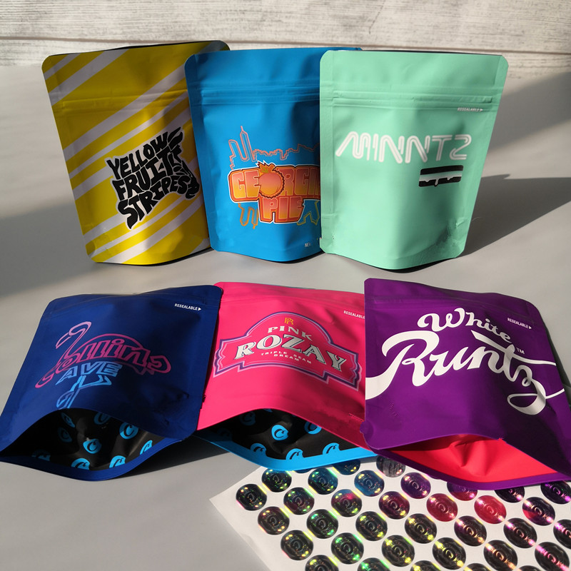 

Pink ROZAY Cookies SORBET GEORGIA PIE MINNTZ YELLOW FRUIT STRIPES COOKIES California SF 3.5g Mylar Bags Touch Skin COLLINA AVE bag