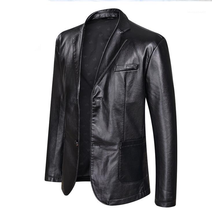 Clothing Coats Designer Jacket 5XL 6XL Plus Size Mens Big PU Leather Jackets Casual Single Breasted