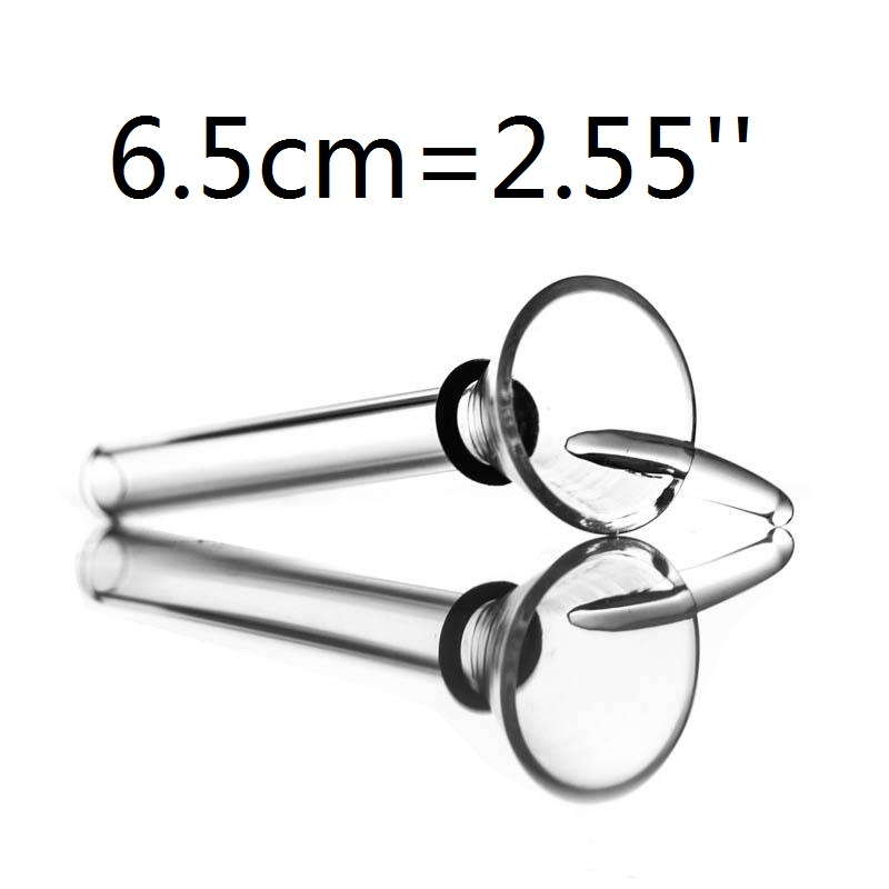 

Hookahs Funnel Glass Slider stem With Handle Manufacture simple Vase Bong downstem