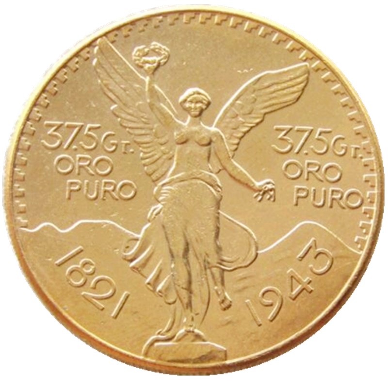 

High Quality 1943 Mexico Gold 50 Peso Coin copy coin