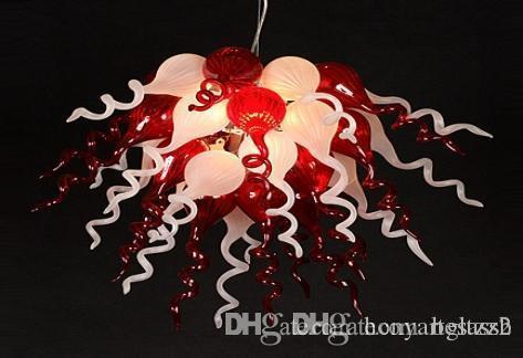 

Free Shipping 100% Mouth Blown Borosilicate LED Light Source Indoor Art Decorative New Style Murano Glass Crystal Chandelier Light