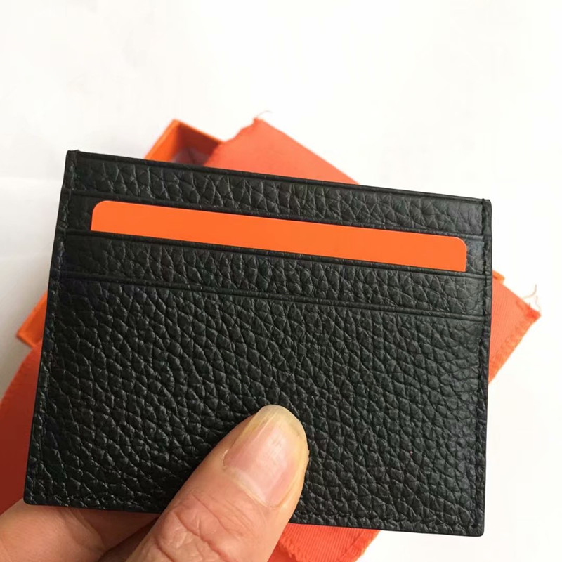 Da Uomo Alta Qualità Lusso Nero Marrone Vera Pelle Portafoglio Sottile 8 porta carte di credito LG-6