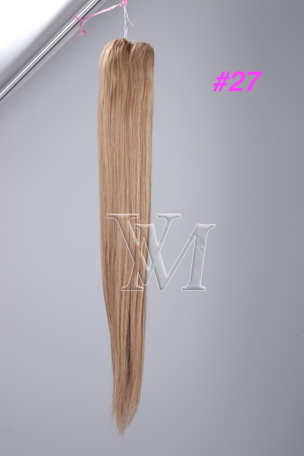 Blond Virgin 160G Extensions Girls Hair Drawned Magic Wrap ExtensionsSilky Straight No Shedding 12-26 Europeiska ryska brasilianska mänskliga hår