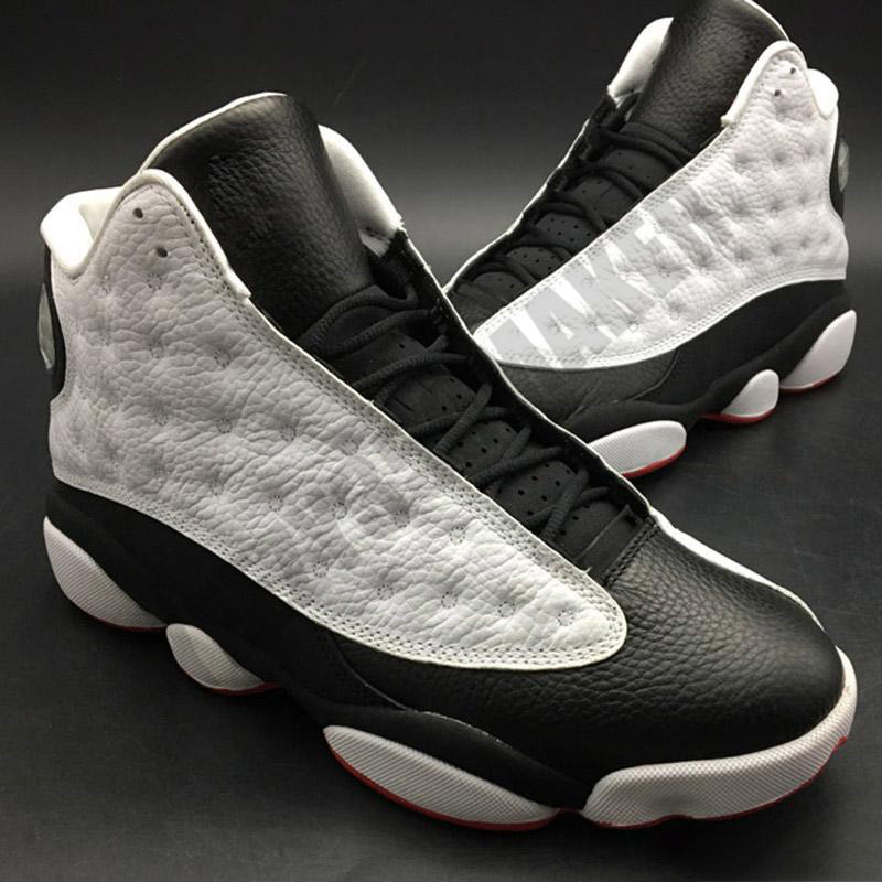 

2022 HOT Mens 13 13s Basketball Shoes He Got Game Pandas white black Fashion Look Designer Upper Quality Outdoor Sport Sneaker With Box 414571-104