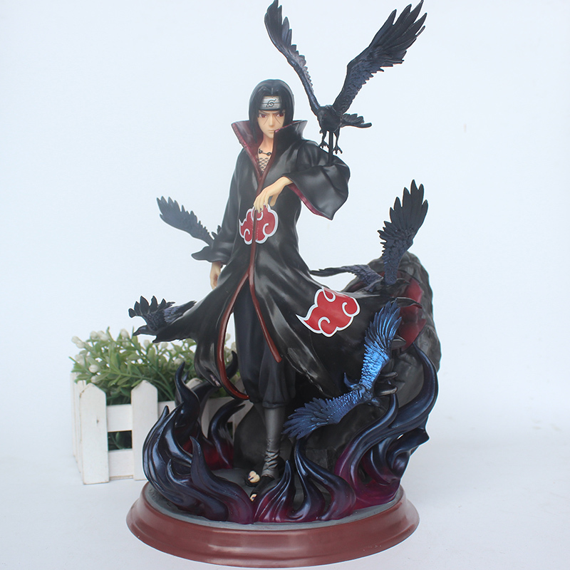 cw studio naruto akatsuki uchiha sasuke ex 9 tails gk collector resin statue