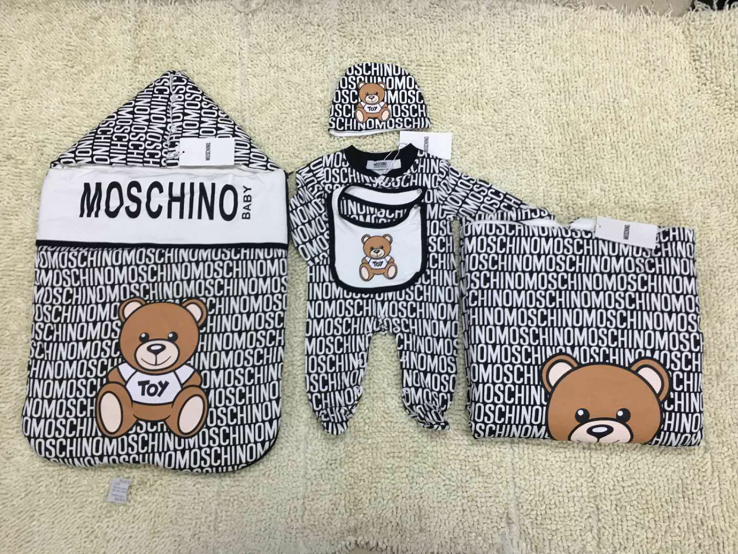 moschino baby sleeping bag