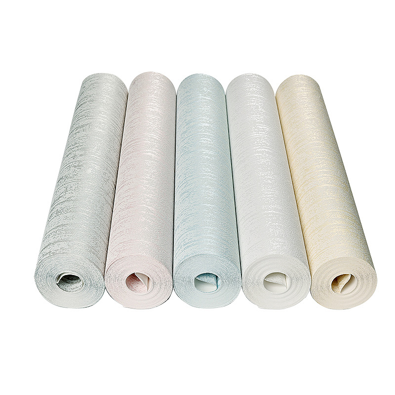 

2020 New Modern Simple Solid Wallpaper Bedroom Wall Decor Wallpapers Roll Nordic Elegant Living Room 3d papel de parede QZ184, Light pink