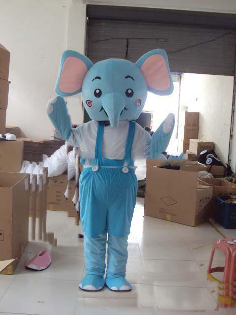 

2019 factory new Couple elephant cartoon doll auspicious costume props mascot costumes free shipping