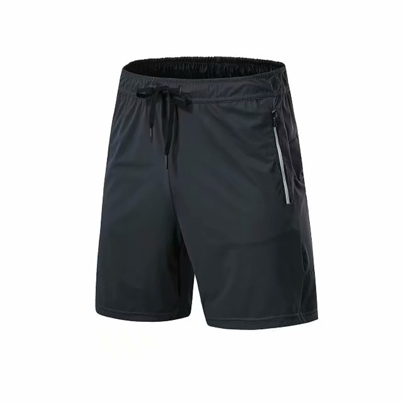 

Men Sports Running Shorts Basketball Soccer Tennis Training Workout Breathable Quick Dry Workout Joggers Gym Shorts Zip Pocket, Sh303black