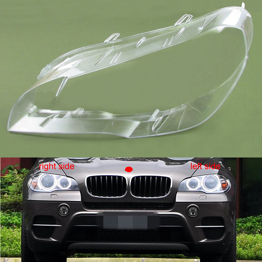 

For X5 E70 E71 2007 2008 2009 2010 2011 2012 2013 Headlight Cover Shade Headlamp Shell Lampshade Lens Glass