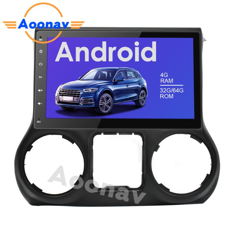 

AOONAV Android 9.0 Car Radio GPS navigation autoradio For Wrangler 2011 2012 2013 2014 with Recorder Multimedia Head Unit car dvd