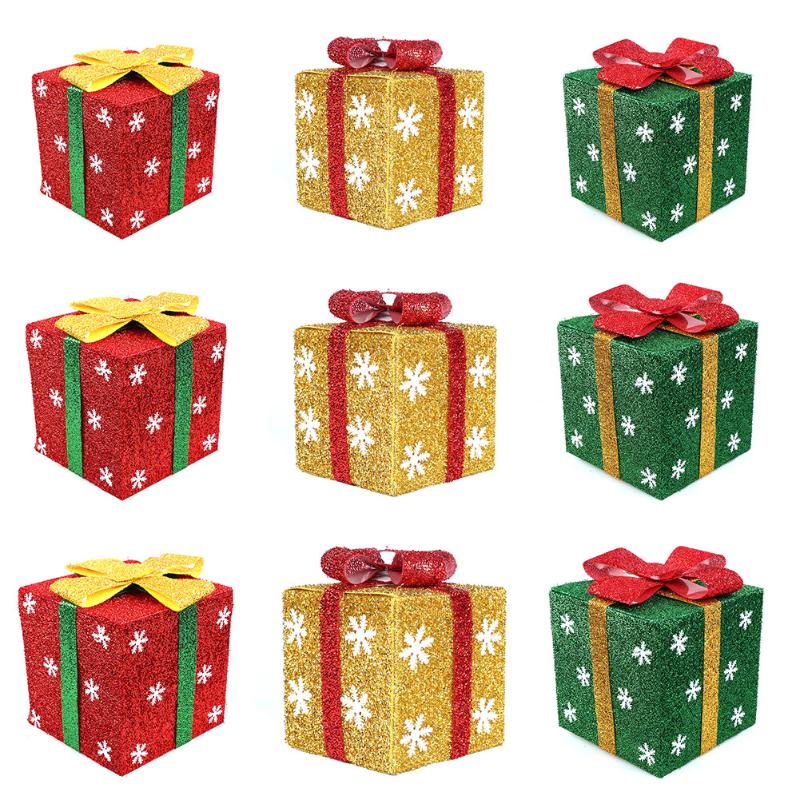 

Christmas Gift Packing Box Cookies Candy Cake Dessert Gift Box Xmas Decor