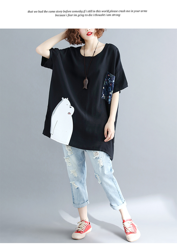 Korean New T Shirt Femmes//Fille Casual à manches courtes T-Shirt Loose Blouse Tops Tee