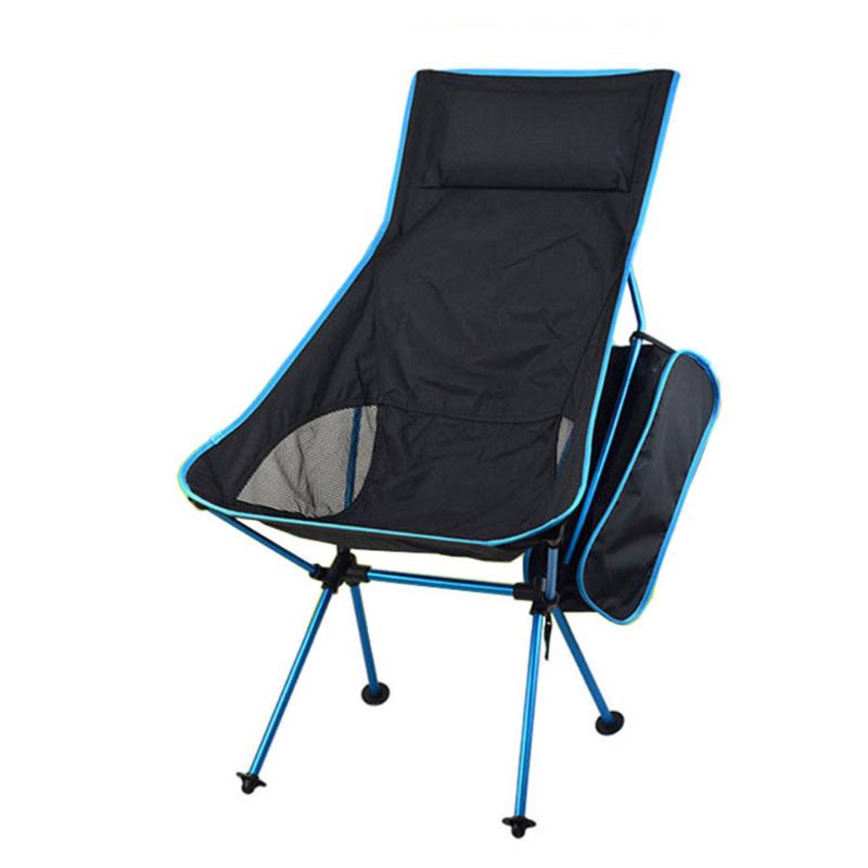 

Camping Fishing Folding Moon Chair Ultralight High Quality Portable Chairs Beach Hiking Picnic Seat Outdoor Furniture