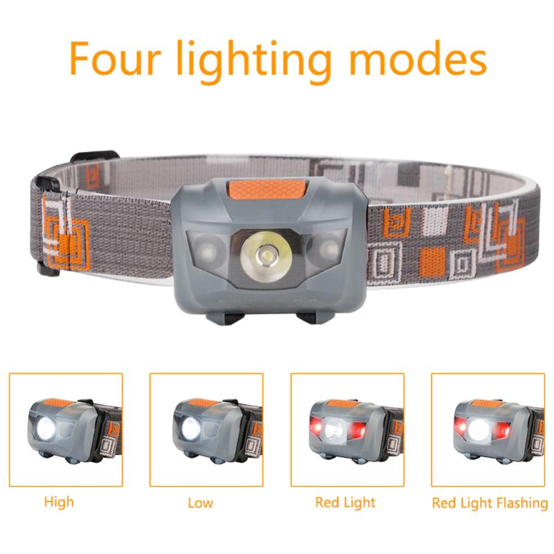 

Hot sale R3 + 2LED 800 Lumens 4 Modes Mini Headlamp light Outdoor Headlight Waterproof Head Lamp Lantern For Hunting USE