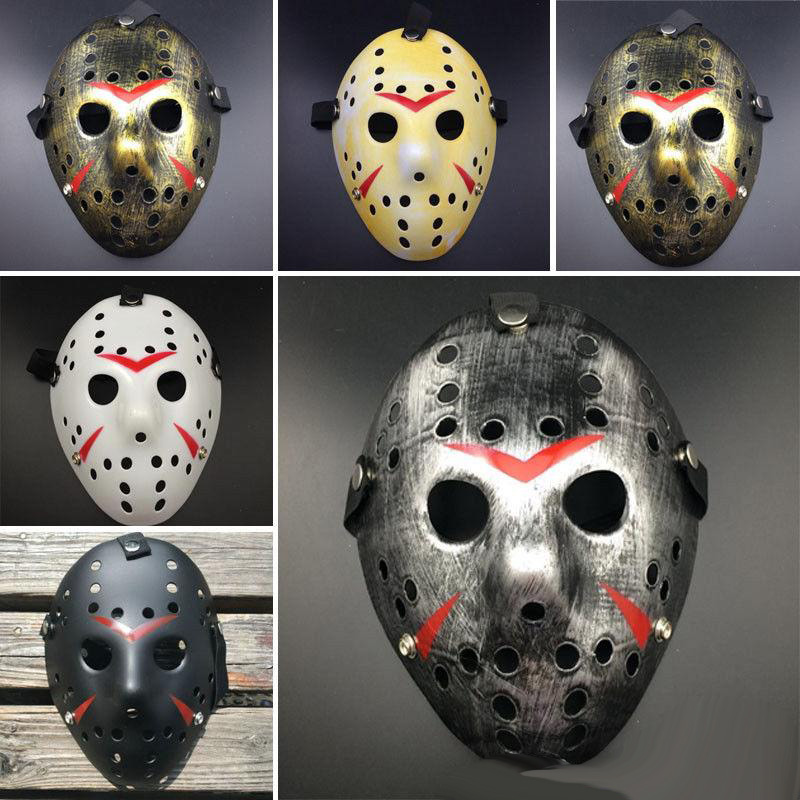 

Horror Cosplay Costume Friday the 13th Part 7 Jason Voorhees 1 Piece Costume Latex Hockey Mask Vorhees