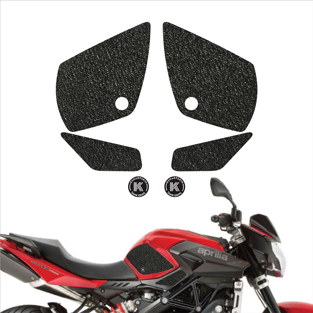 

Motorcycle body side protection stickers knee grip fuel tank traction pad matte decals for APRILIA 15-16 SHIVER 750 ABS 900, K-tg01-127-cle
